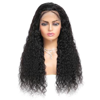 China Natural Curly Lace Hair Wig With Baby Hair , Brazilian Hair Silk Base Virgin Full Lace Wig for sale