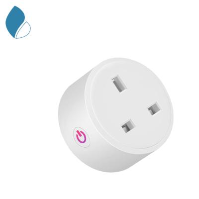 China Smart Home Factory Residential/Multi-Purpose CE Humidifier Lamp Home Appliance UK wifi Smart Plug For Tuya/Google Assistant/Alexa 3 Pin Plug Socket OEM for sale