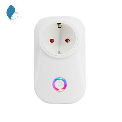 China Tuya Smart Home Plug Factory EU Humidifier Lamp Home Appliance Residential/Multipurpose Wifi Google Assistant Alexa Plug Socket for sale