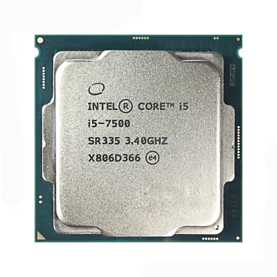 China Desktop Core I5-7500 I5 7500 6m 65w Lga 1151 3.4 GHz Quad-Core Quad-thread CPU Processor for sale