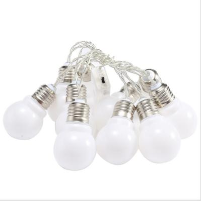 China custom 10m 5m low tension belt light G50 RGB multicolor globe ball bulb LED festoon string light shatterproof string light for sale