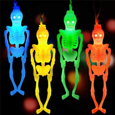 China String Lights Halloween Holiday 3V Battery Cable Skull Head Fairy String Light String Light Halloween Decor for sale