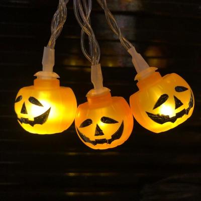 China Wholesale Indoor/Outdoor Festival Supplies Halloween Light Buckets Plastic Pumpkin Decoration Led Light for sale