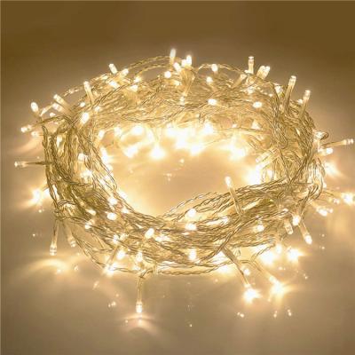 China String Lights Outdoor Christmas Decorations 220V 10m 100L RGB Micro Led Fairy PVC Wire Wedding String Light for sale