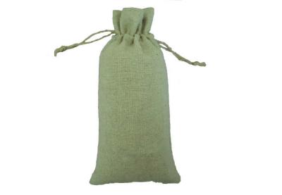 China Durable Anti-dust Jute Drawstring Pouch For Food Packing Pouch for sale