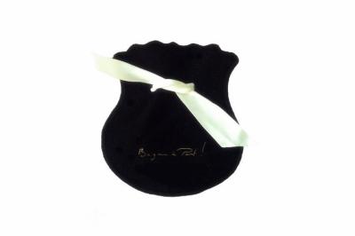 China Custom Jewelry Drawstring Pouch Durable With Ribbon For Cosmetic for sale