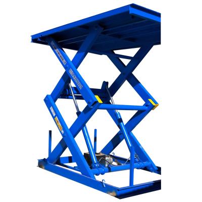 China Loading and unloading goods in hydraulic lift table of different size or different floor CE 500kg 5m lifter Philippine machine for sale