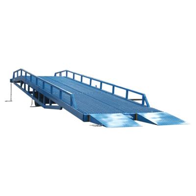 China Garment Shops 2200mm Width 11000mm Length Adjust Dock Ramp Truck Ramp Dock Leveler for sale