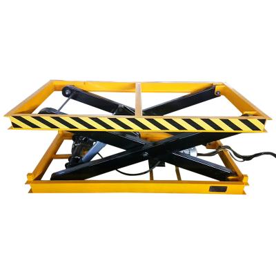 China Loading And Unloading Goods In Different Height Or Different Fixed Stationary Lift 2t Scissor Lift Cargo Lift Table CE 450kg 5m X Floor for sale