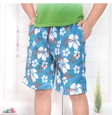 China Anti-Wrinkle Mens Swimming Trunks Quick Dry Beach Shorts Print Short Pants for sale