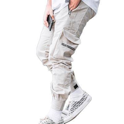 China Breathable In Autumn Male Plain Cargo Pants Running Plus Size Zipper Pockets Cargo Pants Wholesale Cargo Pants Men for sale