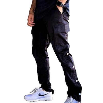 China Wholesale Breathable Male Drawstring Jogger Pants Masks Loose Trousers Multi Pockets Men Straight Fit Drawstring Pants for sale