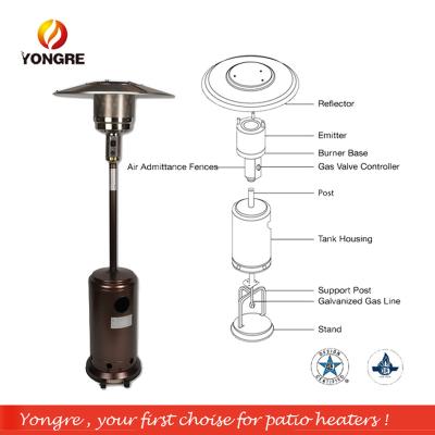 China Ebay Outdoor Mushroom Stocked Commercial Gas Patio Heater In Prevailing for sale