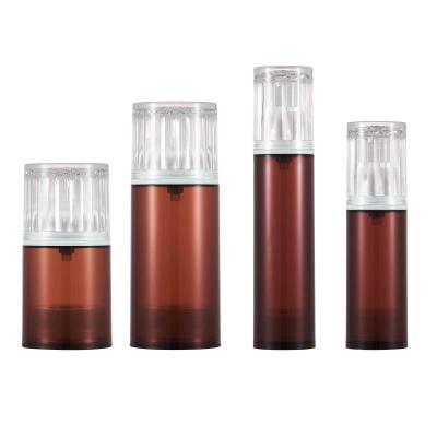 China 15ml 30ml 50ml Airless Bottle Series AS PP Plastic Bottles Frosted Airless Pump Bottle Cosmetic Packaging OEM/ODM Acceptable for sale