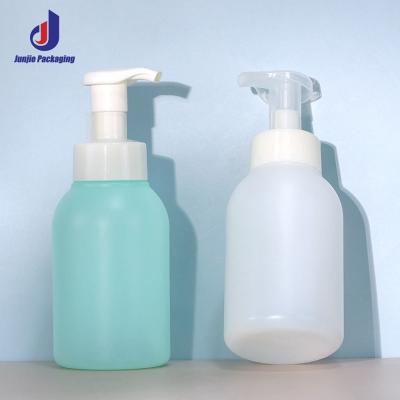 China PE Mousse Pump Bottle 400ml / 13.53oz Pump Bottle Dispenser For Wash Facial Cleanser for sale