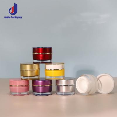 China Plastic mini cosmetische potten cosmetische 10g crème pot met schroefdop Te koop