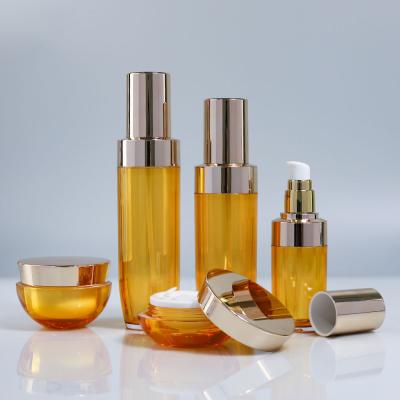 China 50g 20g Eye Cream Container Luxury Acrylic Bottle Set For Cosmetic Packaging for sale