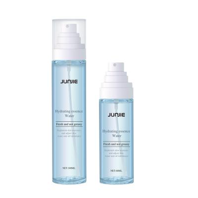 China Botellas de cosméticos azules personalizadas Botella de plástico transparente de 60 ml 100 ml para spray de niebla en venta