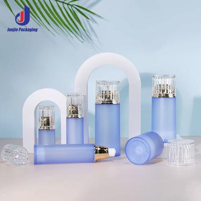 Chine Bouteilles de crème cosmétique personnalisées Bouteilles de crème faciale portables transparentes pour emballage de lotion à vendre