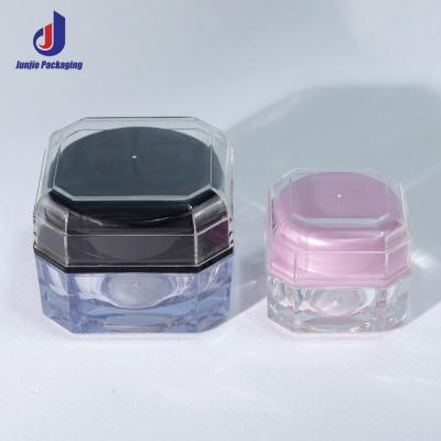 China Gepersonaliseerde polypropyleen plastic potten 8g 18g gezichtscrème cosmetische pot Te koop