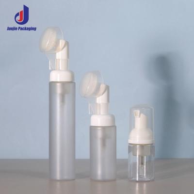 China Empty Essential Oil Bottles 30ml / 50ml / 100ml Custom Plastic Spray Bottles With PET Collar for sale