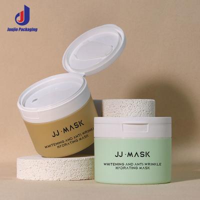 China 200g PP Scrub Mud Film Container Refillable Cosmetic Jars for Skin Care Cream Skincare Products Volume 250g/200g for sale