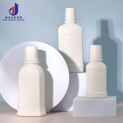 China Customized Plastic Mouthwash Bottle 100ml/250ml/300ml Empty Body Lotion Bottles For Cosmetic for sale