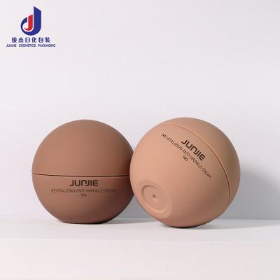 China Cosmetic Body Scrub Container / Ball Plastic Jar 10g 15g 20g 25g 30g 50g ABS Collar for sale