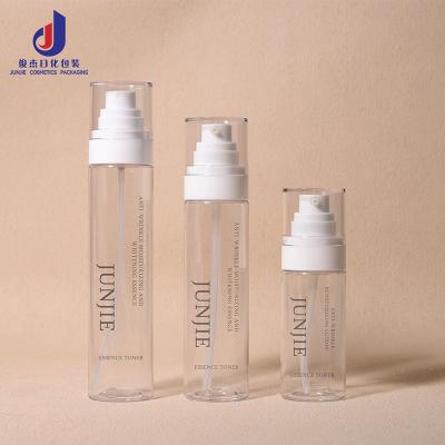 Cina Bottiglie di plastica in PET da 100 ml 4 oz 5 oz Cosmetici Imballaggio Bottiglie Stampa Manipolazione in vendita