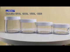 150g 200g PET Cosmetic Jars / Empty Skin Care Containers Cosmetic for Body Cream Body Scrub