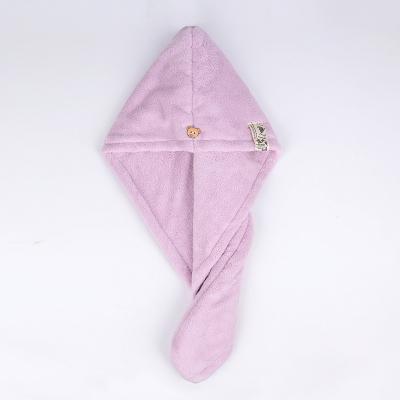 China Wholesale Cheap Viable Quick Dry Wrap Microfiber Hair Towel, Custom Hair Turban Towel For Girl Women for sale