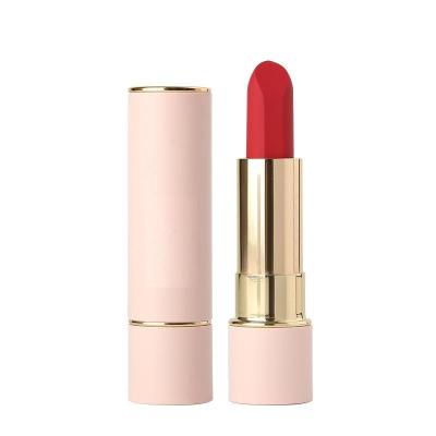 China Daily Soft Soft Waxy Soft Waxy Lip Gloss Makeup Private Label Makeup Peach Lipstick Private Label Lip Gloss Set OEM Lipstick for sale