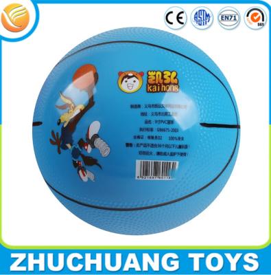 China pvc inflatable plastic play basketball balls for sale