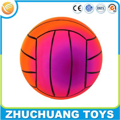 China custom pvc inflatable cheap price beach colorful volleyball toy for sale