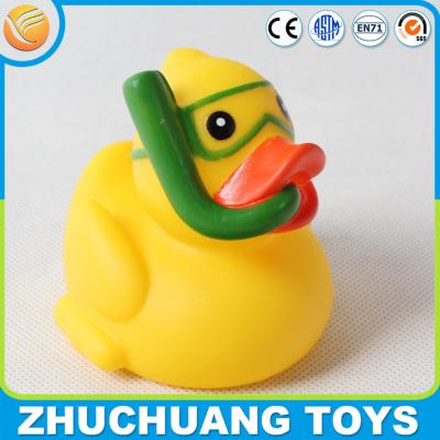 China diving rubber duck yellow floating toys for sale