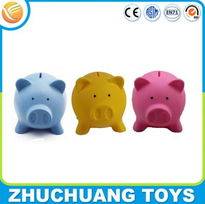 China wholesale kids plastic cheap unbreakable pig piggy bank for sale