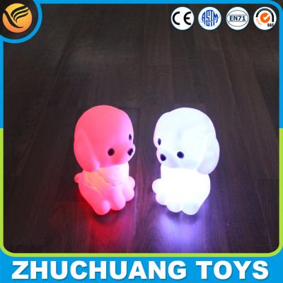 China transparent dog coin money saver bank with LED light for sale