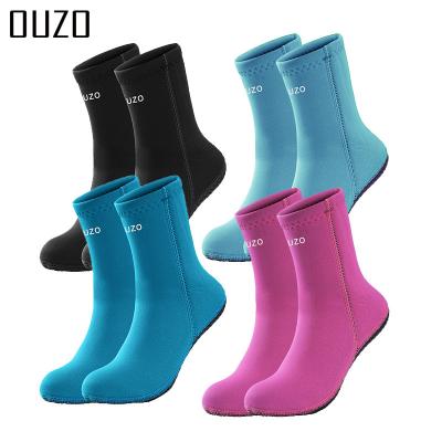 China OUZO brand waterproof 3MM thickness of socks manufacturers direct sales diving support a replacement for sale