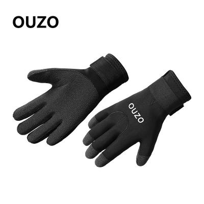 China 3mm Kevlar Anti-UV Diving Gloves Wear-Resistant, Kick-Resistant and Cut-Resistant Fish Hunting Gloves CR Fishing Gloves Hot and Cold gl for sale