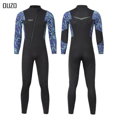 China Customized Wetsuit Anti-UV 3MM Yamamoto Womens Wetsuit Surfing Neoprene Full Body One Piece Front Zip Diving Suit One Piece for sale