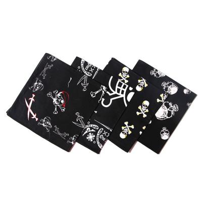 China Tote / Head Sportswear / Out Of Door Activities Customized Printed Fashion Skull Motorcycles Bandana for sale