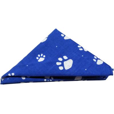 China Viable Wholesale Custom Printed Various Cotton Dog Scarf Bandana for sale