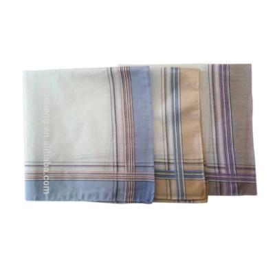 China Fashion Soft High Quality Men's Yarn Dyed Handkerchief For Suit for sale