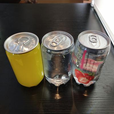 China OEM Plastic Canned Food PET Can For Beverage PET Beverage Can for sale