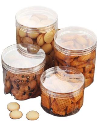 China Transparent Skin Care Product Pet Packaging Box With Easy Open Lids For Packing Snack for sale