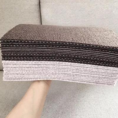 China Hot Sale Simple Beautiful Protect Floor Common Square Mat Non Slip Self Adhesive Mat Bedroom Door Mat No Glue Mat for sale