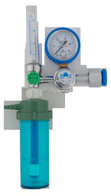 China 03 Buoy Type Oxygen Flowmeter Regulator With Humidifier For Cylinder Te koop