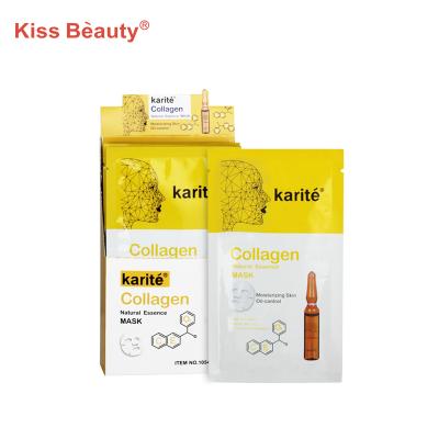 China Natural Vegan Collagen Natural Vegan Oil-control Moisturizer Kiss Beauty Essence Mask Wholesale for sale