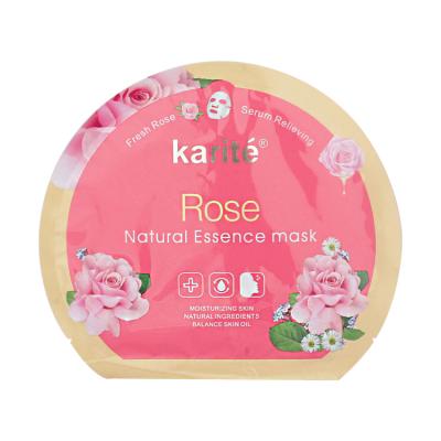 China Rose Moisturizing Cream Moisturizing Quality Facial Beauty Mask Sheet Oil Control Face Mask for sale