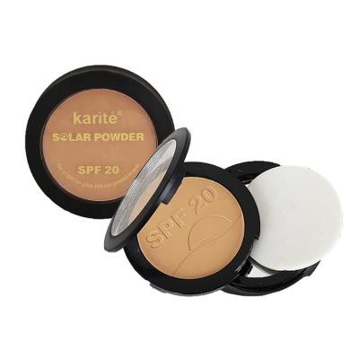 China Kiss Natural Beauty Cosmetic Face Pressed Powder With SPF 20 for sale